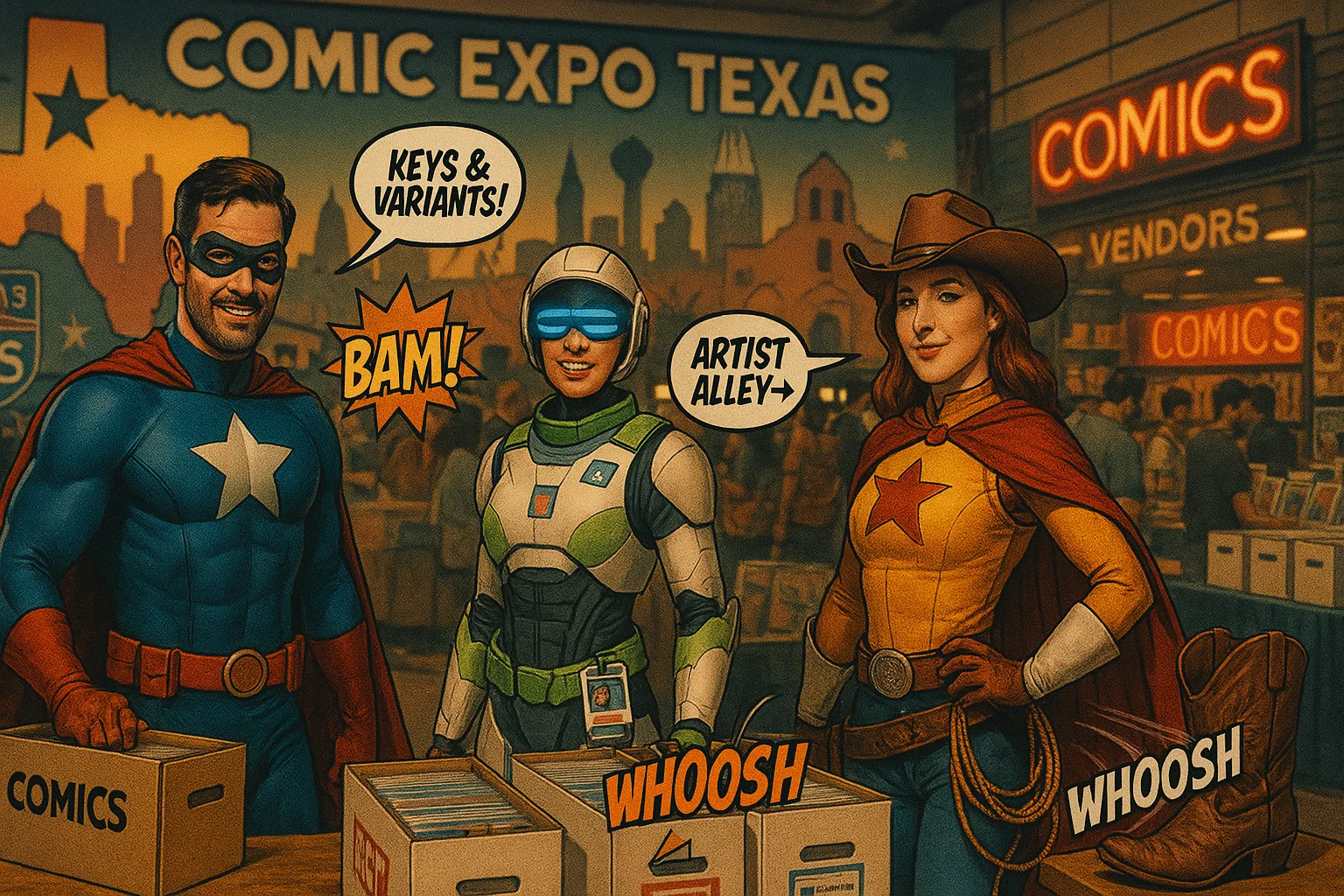 Best Comic-Book Shops & Conventions in Texas